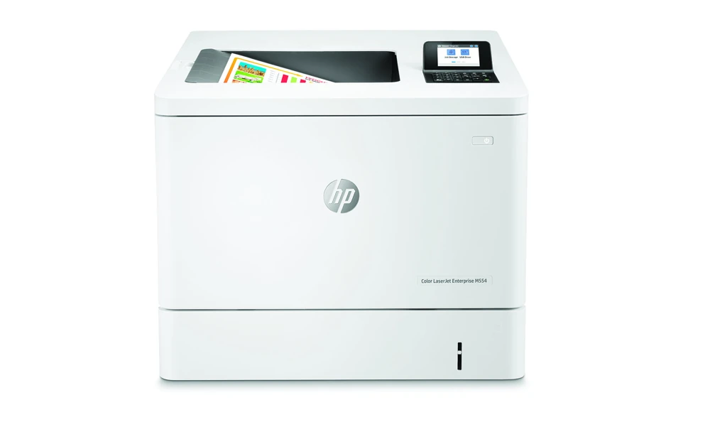 HP M554dn: wired color with 650 Letter/A4 sheets manufacturer reference