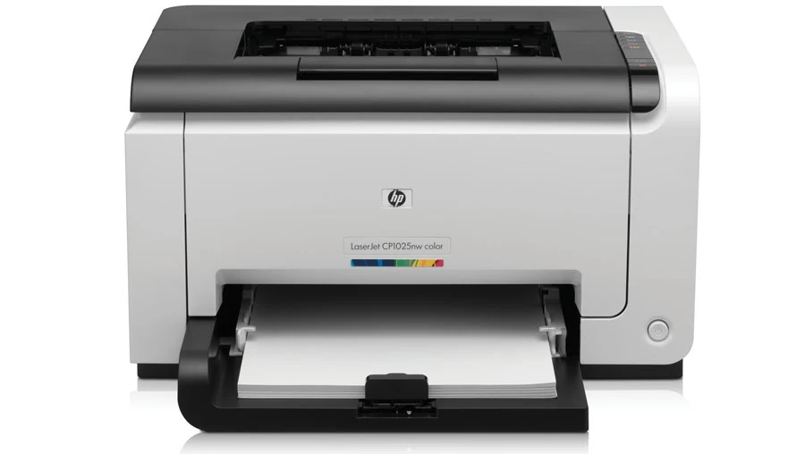 HP CP1025nw: occasional color with a single 150-sheet input manufacturer reference