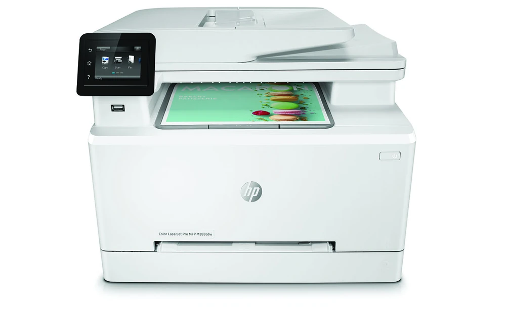 HP M283cdw: color duplex output with single-sided Legal scanning manufacturer reference