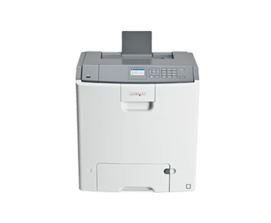 Lexmark C746dn: commercial color duplex with a button-controlled display manufacturer reference