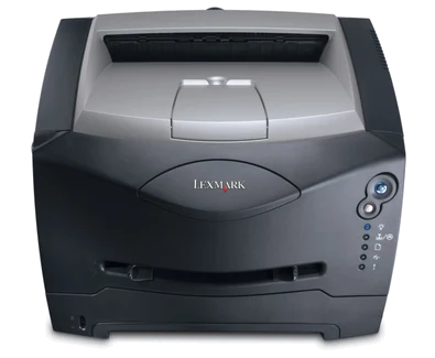 Lexmark E332n: wired monochrome printing with a light panel manufacturer reference