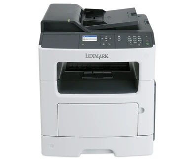 Lexmark MX310dn: wired monochrome MFP with a simplex feeder manufacturer reference