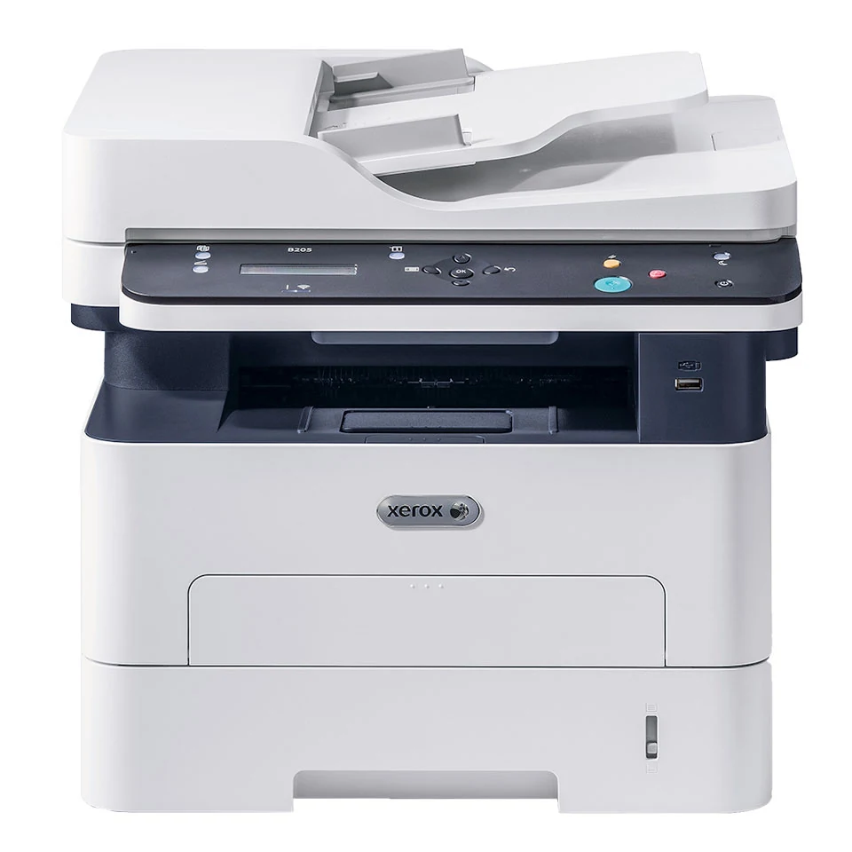 Xerox B205: earlier color document capture with one-sided monochrome printing manufacturer reference