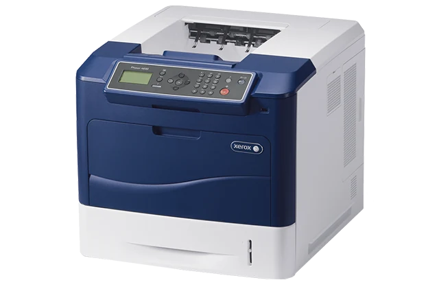 Xerox Phaser 4600N: wired monochrome printing with included secure release manufacturer reference