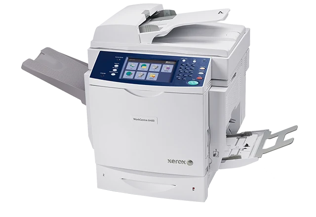 Xerox WorkCentre 6400X: Legal-size scanning and included analog fax manufacturer reference